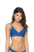PQ Swim Island Blue STITCHED KYLIE HALTER