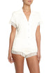 Eberjey Malou Short sleeve PJ Set With Lace