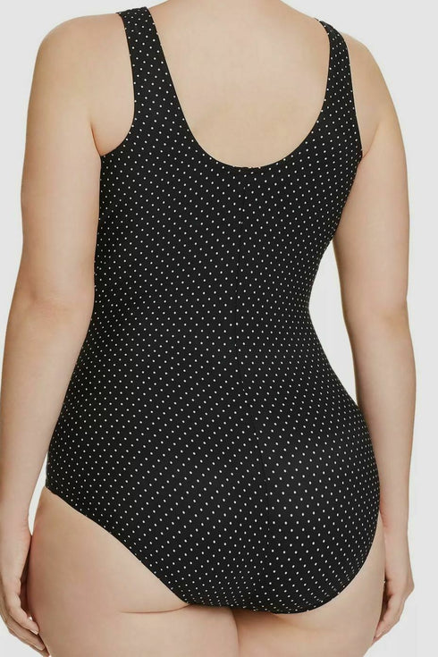 MiracleSuit Pin Point Plus Size Oceanus One Piece