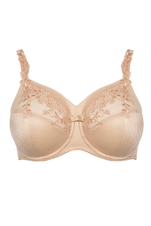 Ulla Ella Bra with underwire and sheer panel