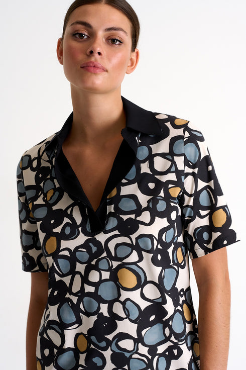 Shan Lycra Short sleeve lycra polo dress