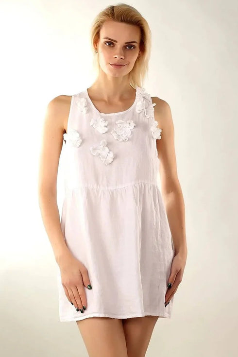 laFABBRICAdelLINO Tank top with petals