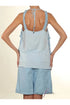 laFABBRICAdelLINO Tank top with flounces in front