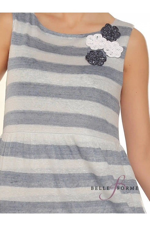 laFABBRICAdelLINO Dress linnen jersey