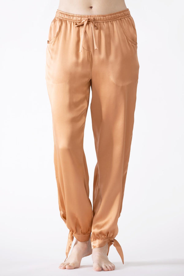 Nk Imode Sierra Ankle Tie Silk Joggers