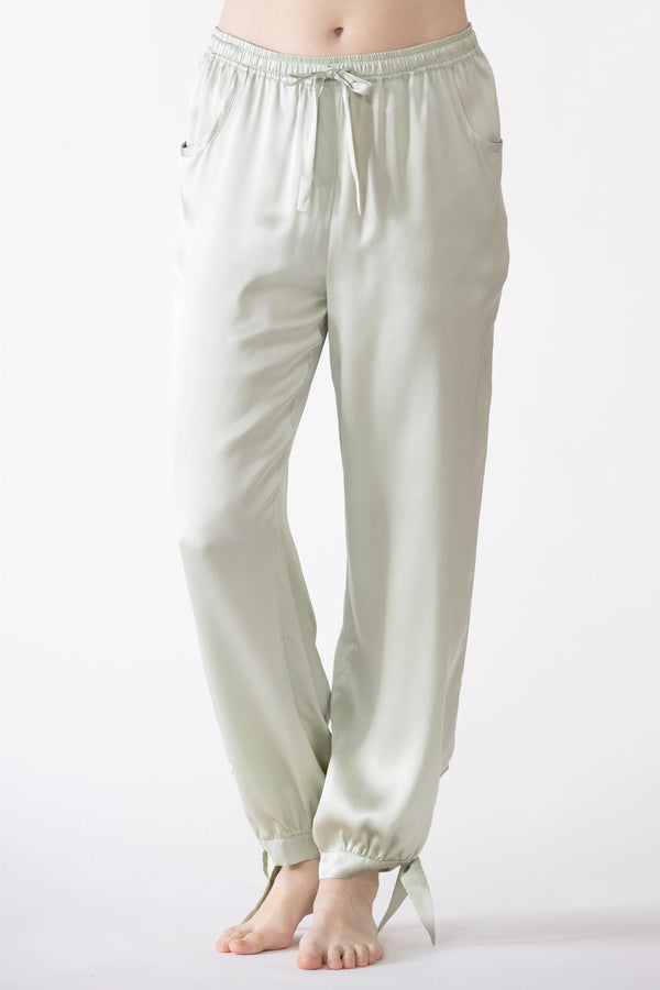 Nk Imode Sierra Ankle Tie Silk Joggers