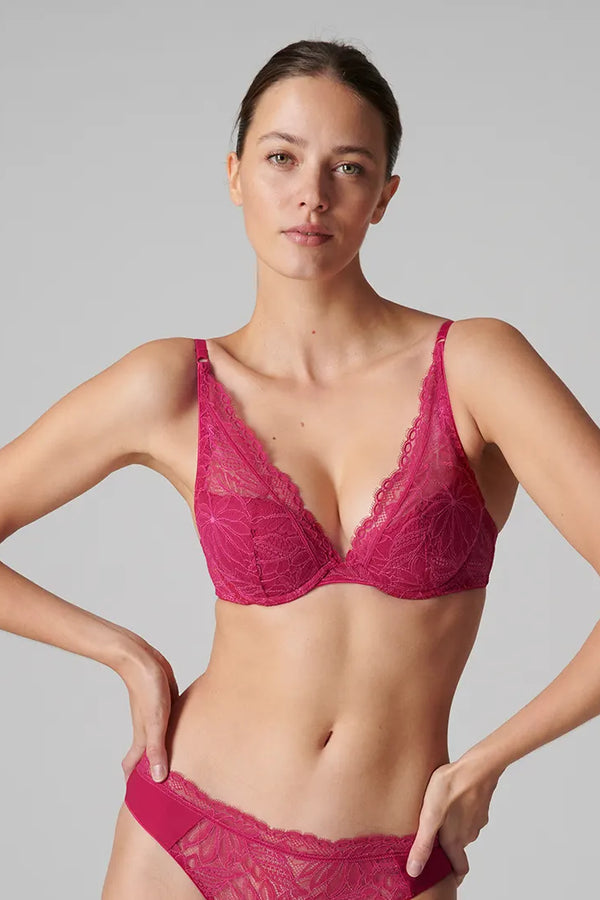 Simone Perele 1B3 Exotica Plunging Push-up Bra