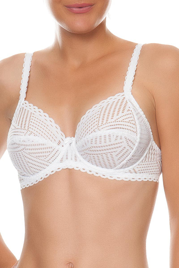 Antigel C37 Tressage Graphic Underwired full cup bra