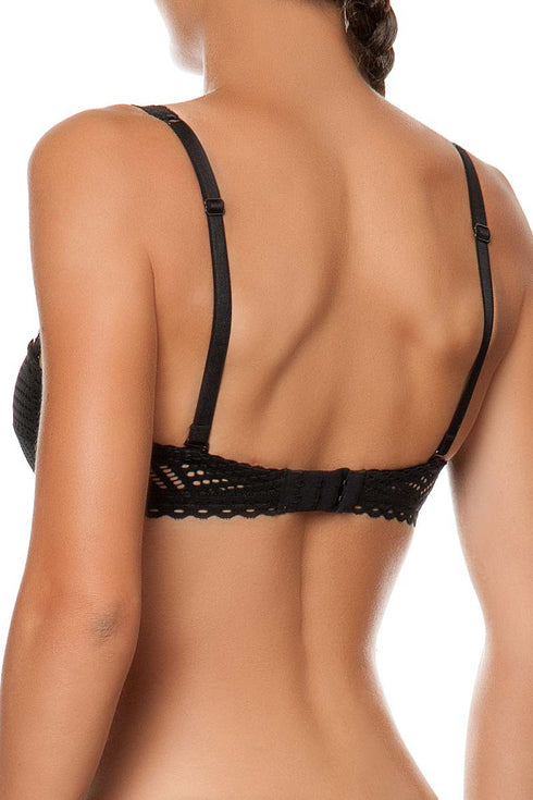Antigel C37 Tressage Graphic Bandeau coque bra with removable straps