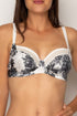 Antigel G68 Tigre De Jouy Underwired half cup plus size bra