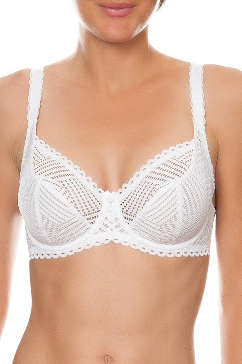 Antigel C37 Tressage Graphic Underwired half cup bra
