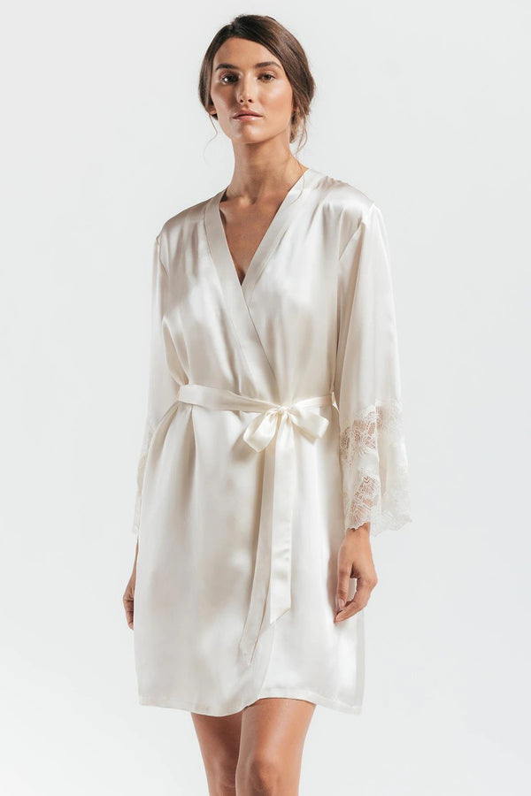 Nk Imode Thalassa Signature Short Silk Robe
