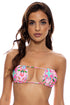 Luli Fama Ocean Drive Euphoria Multiway Scrunched Cup Bandeau