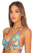 Luli Fama Luli's Jungle C.ross Back BUSTIER TOP