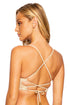 Luli Fama Gold Dipped Underwire Top