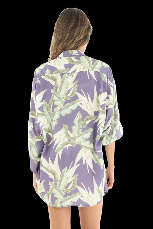 Malai Tropical Periwinkle Akumal Shirt