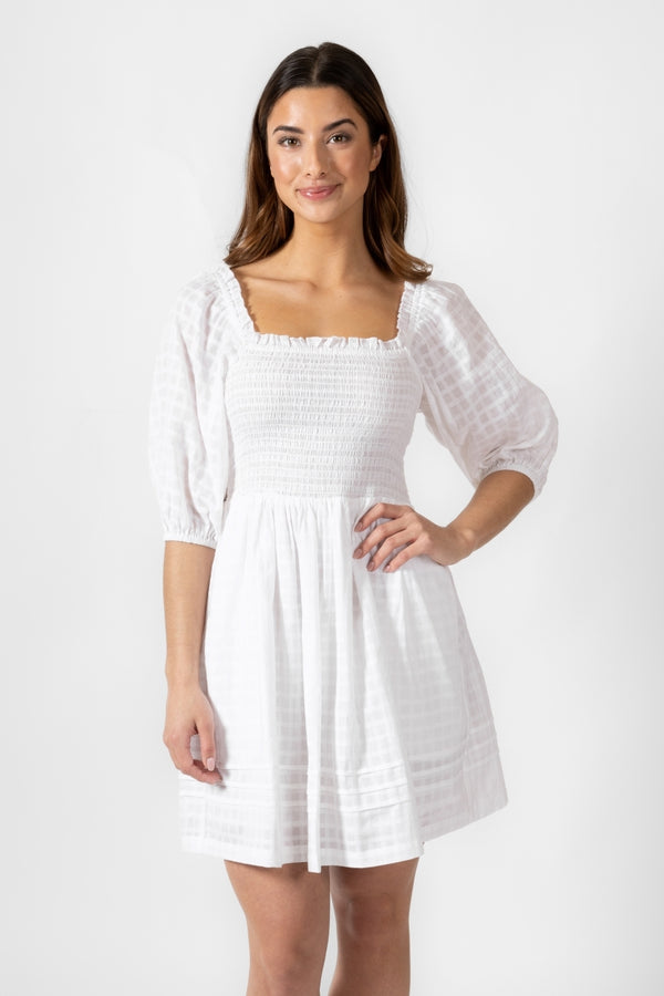 Koy Resort Riviera Smocked Mini Dress