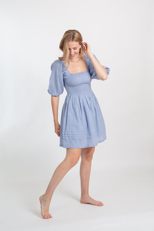 Koy Resort Riviera Smocked Mini Dress