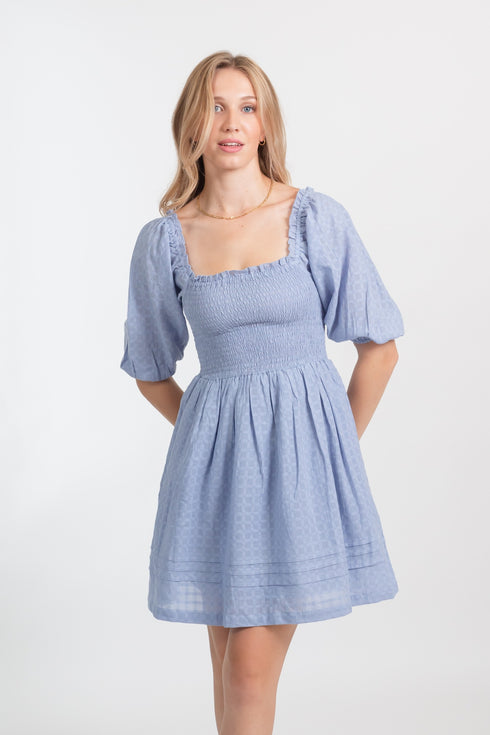 Koy Resort Riviera Smocked Mini Dress