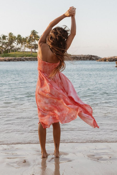 Koy Resort Aquarella Bndeau Dress