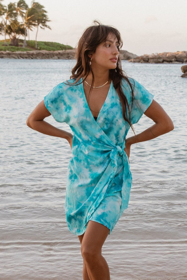 Koy Resort Aquarella Wrap Dress