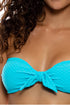 Luli Fama Beach Fuzz Knot Bow Bandeau Top