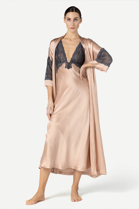 NK Imode Viva Sensual Bust-support Long Silk Gown