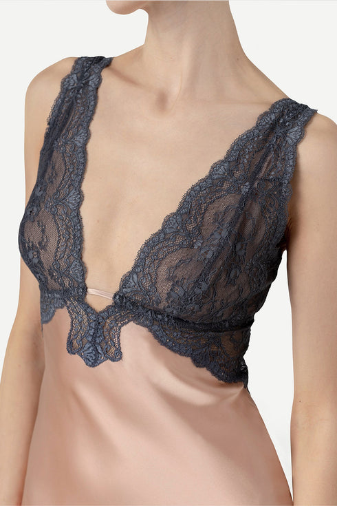 NK Imode Viva Sensual Bust-support Long Silk Gown