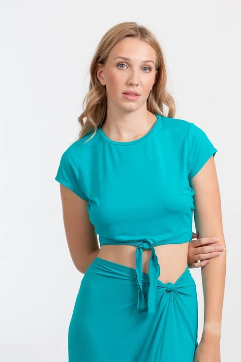 Koy Resort Laguna Tie Front Top