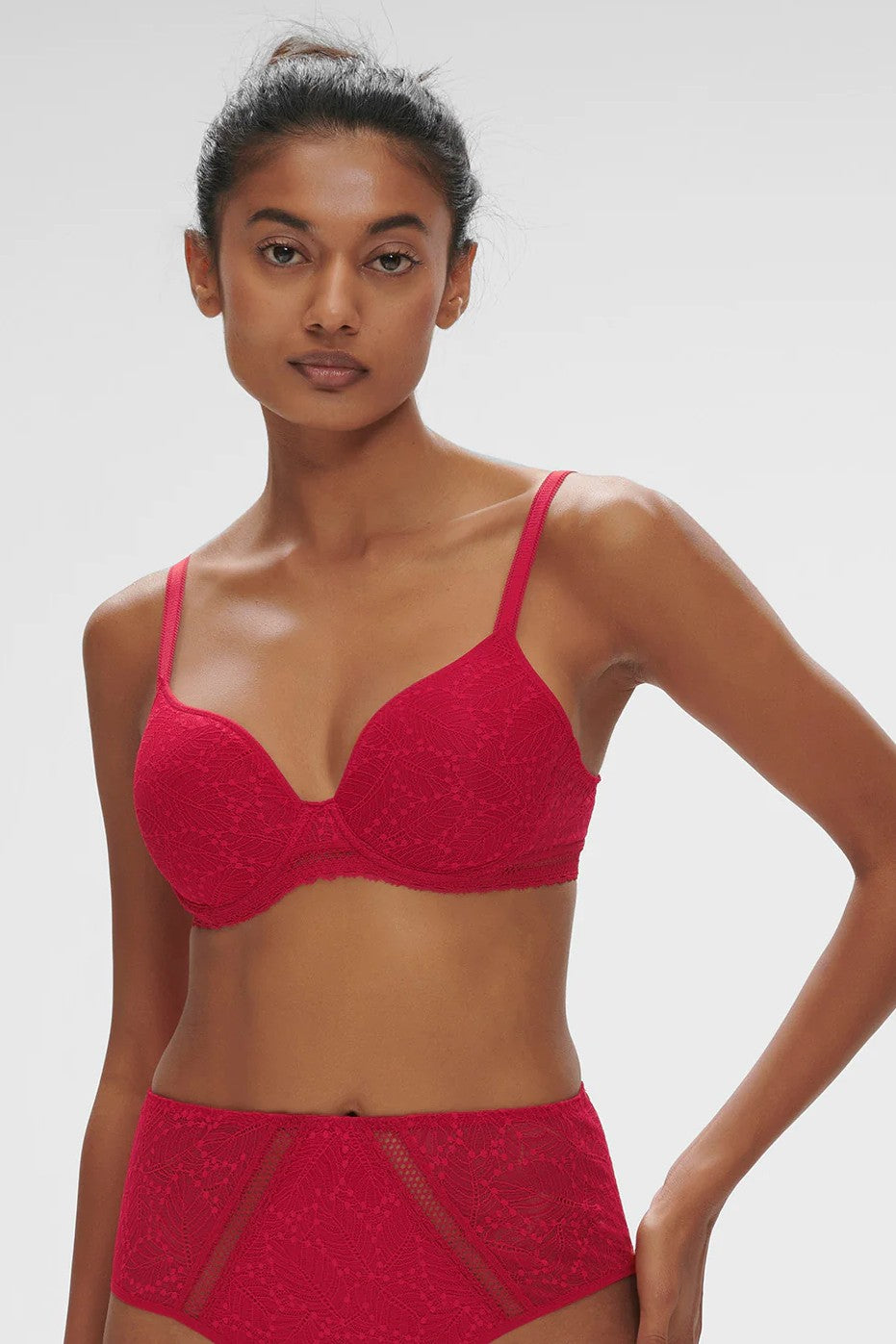 Simone Perele 12S Comete 3d Spacer Shaped Underwired Br Ruby pink