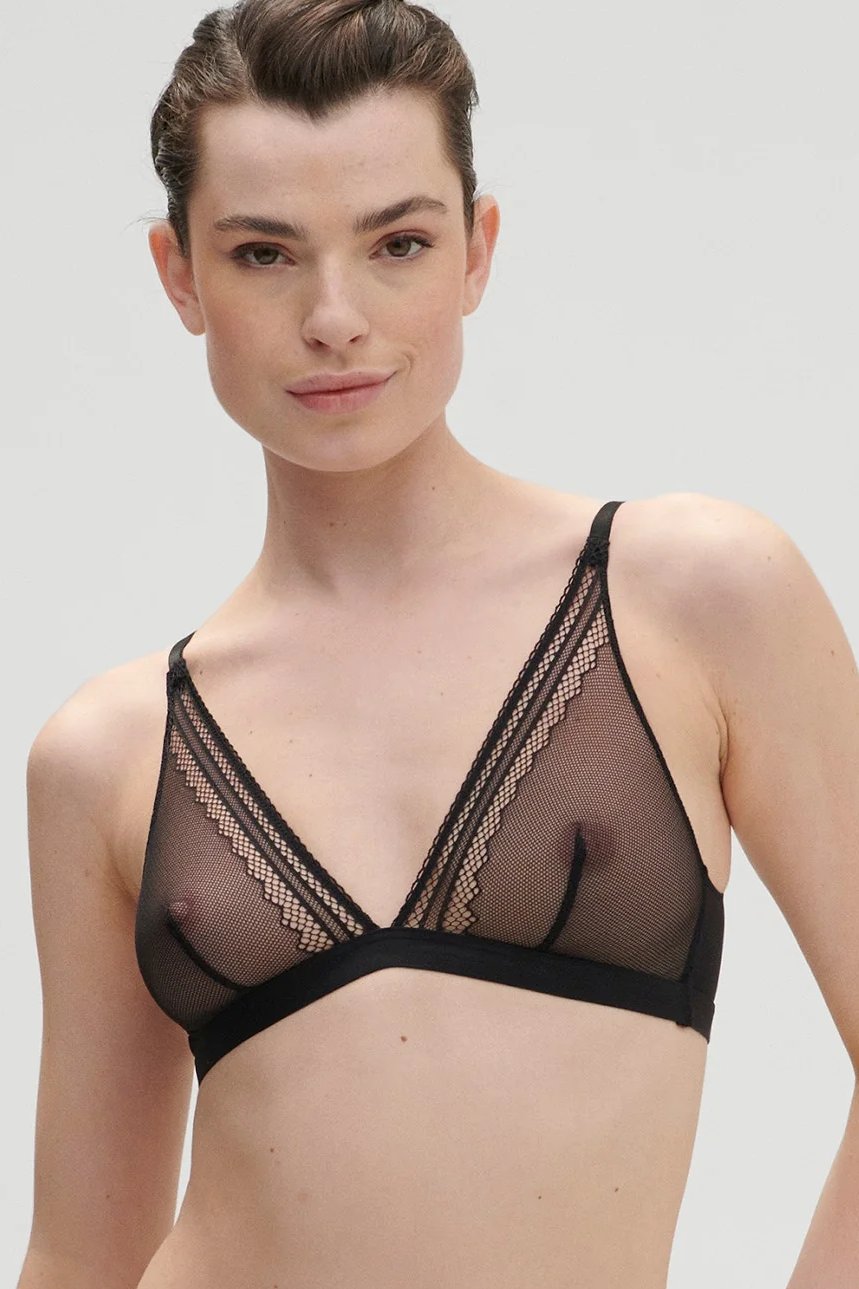 Simone Perele 1C5 Olympe Soft Cup Triangle Bra BLACK buy for the best price  CAD$ 95.00 - Canada and U.S. delivery – Bralissimo