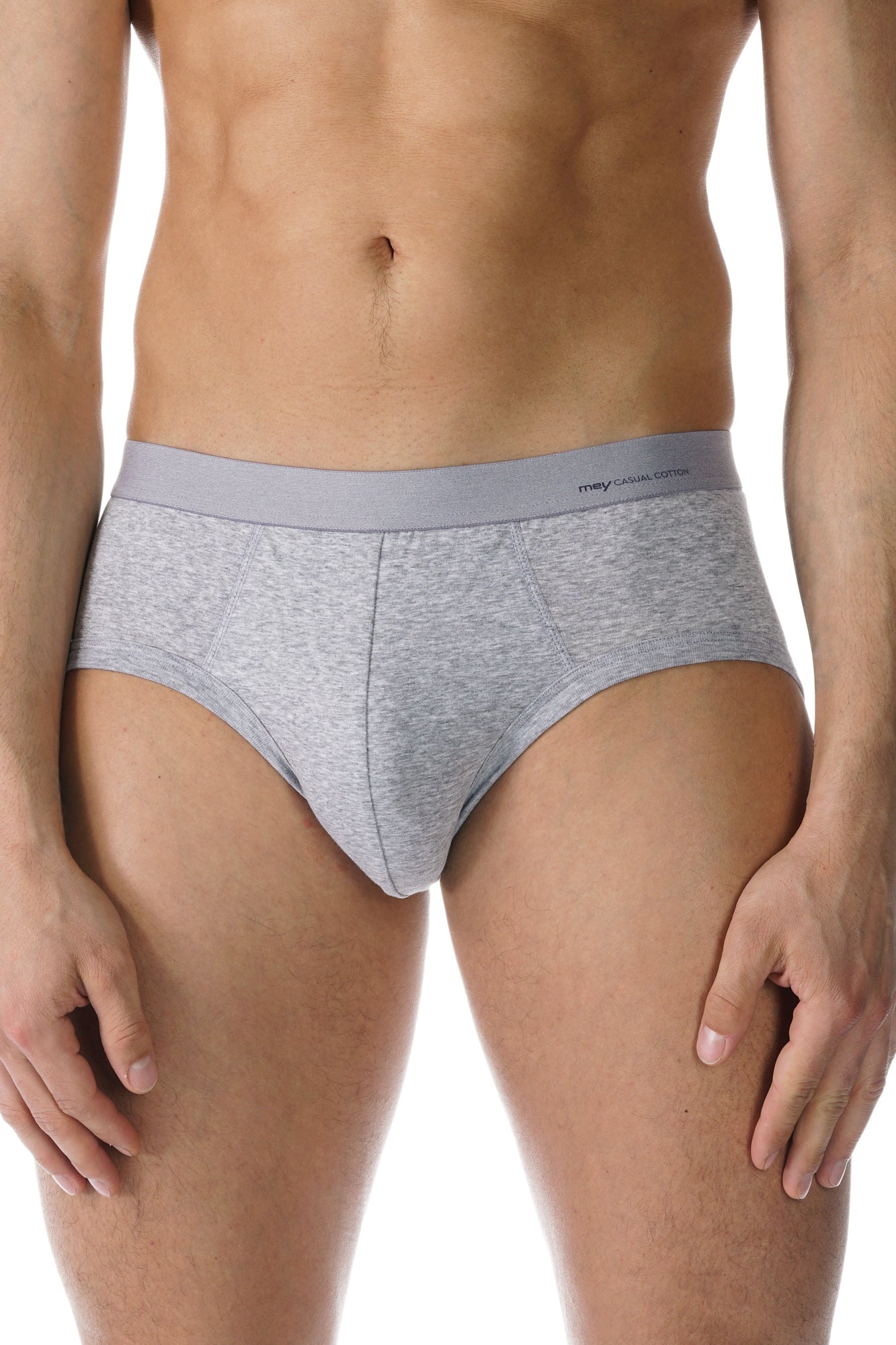 Mey Serie Casual Cotton Briefs LIGHT GREY MELANGE buy for the best