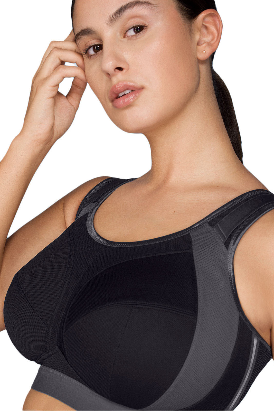 Anita Extreme Control Plus Sports Bra 445 BLACK/ANTHRACITE buy for the best  price CAD$ 140.00 - Canada and U.S. delivery – Bralissimo