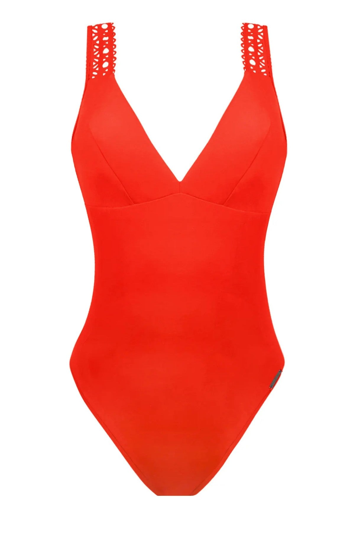 Lise Charmel 15B Ajourage Couture Non Wire Swimsuit 2490 OC/ORANGE COUTURE