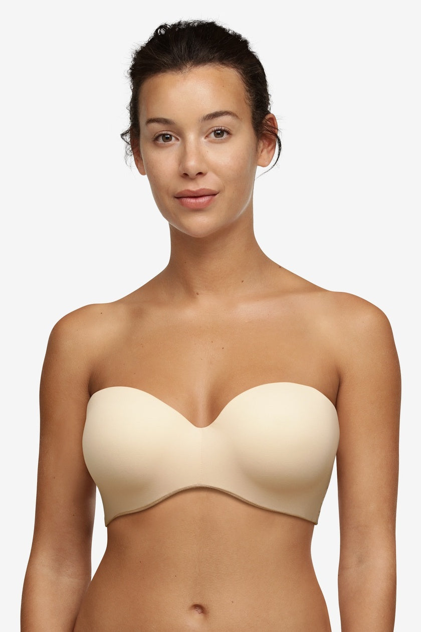 CHANTELLE 'Absolute Invisible' Smooth Strapless BRA 36 DD/E Nude Blush  #2925 for sale online