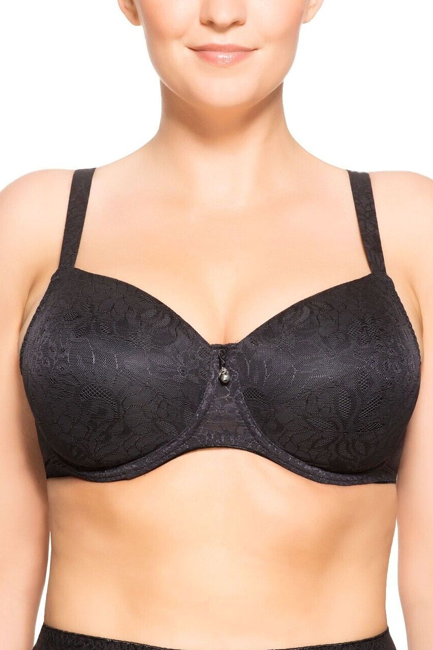 Ulla Women's Underwired Bra 3623 - Ella Collection Full Figure Support With Embroidery-1185929