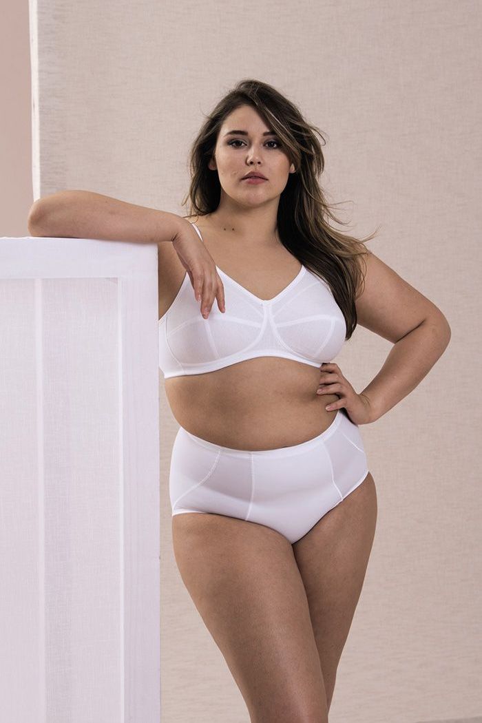 Anita 5427-006 Jana White Cotton Non-Wired Support Bra - 50D US, Soft Padded Adjustable Straps