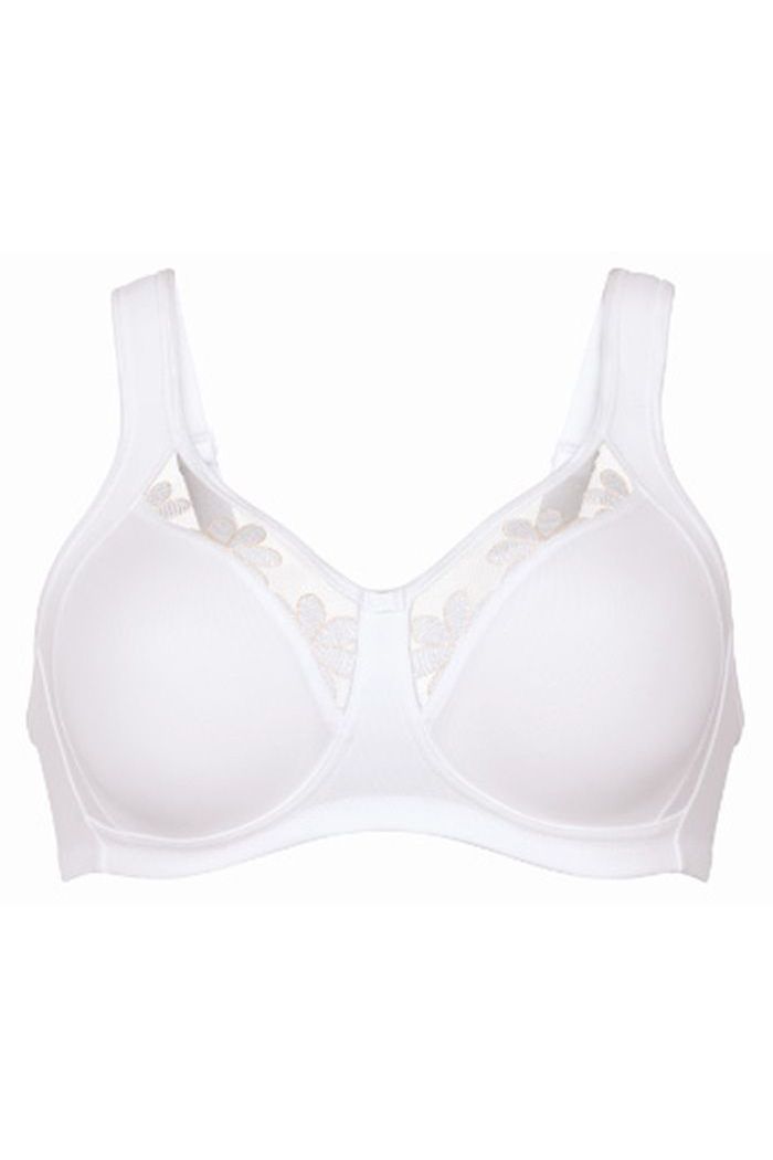 Anita Women's Sophia Comfort Bra 5808 - Non-Wired, Floral Embroidery (Black, 38D)