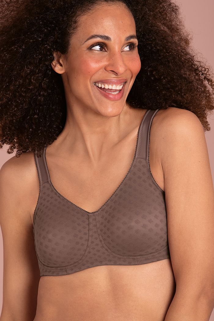 Anita Care Lisa Post-Surgery Mastectomy Bra - Wire-Free, 34B, Truffle Color, With Pockets