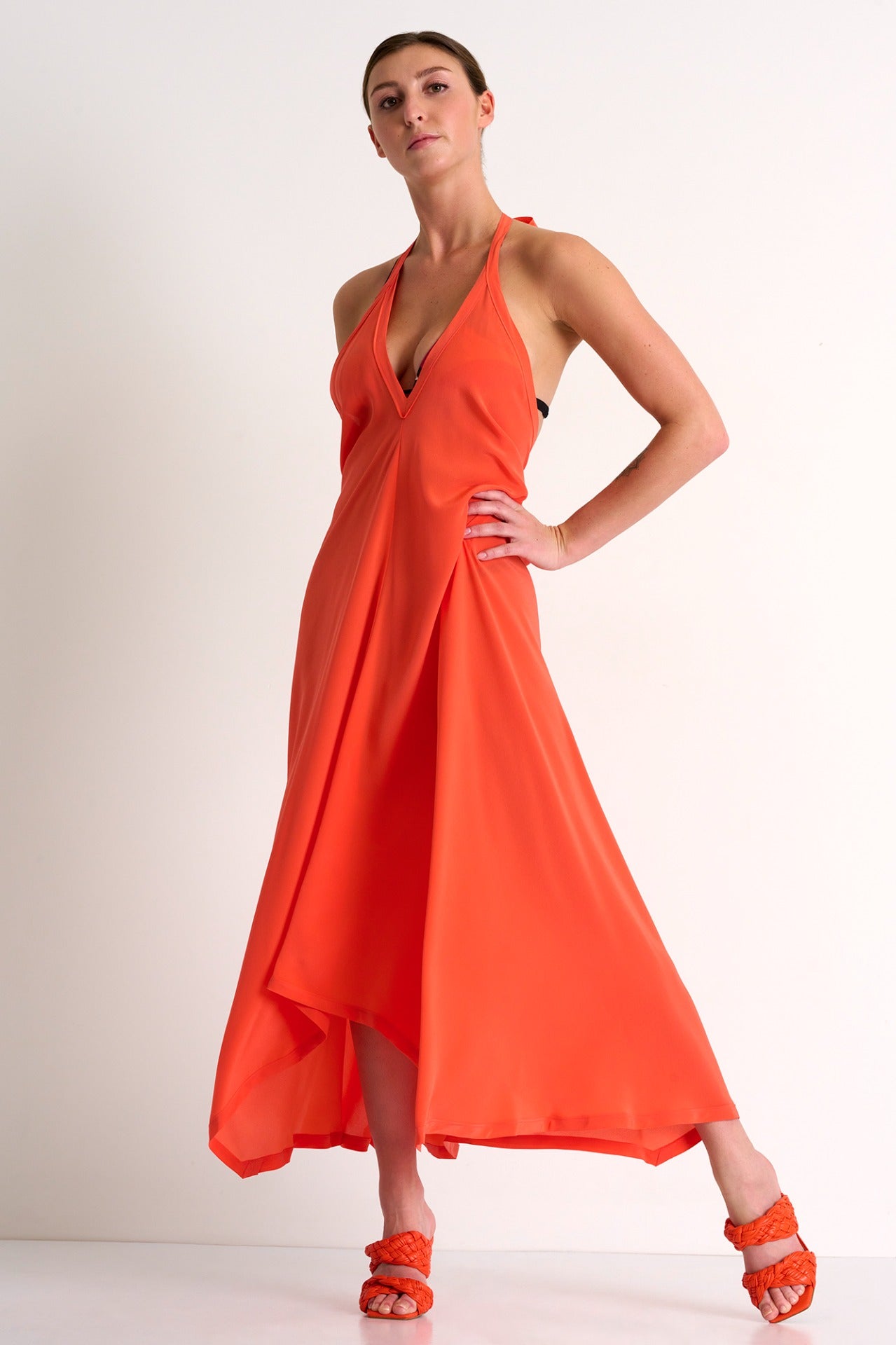 Shan Soie Halter silk dress - 52221-67-200