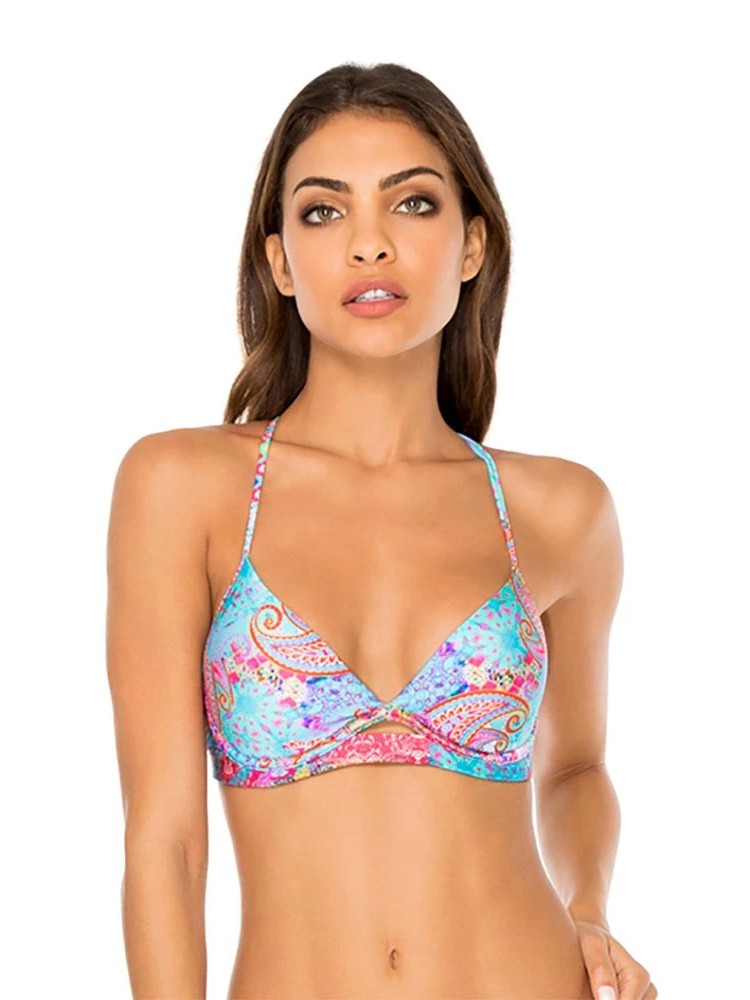 Luli Fama La Mezquita Halter Bikini Top & Reviews