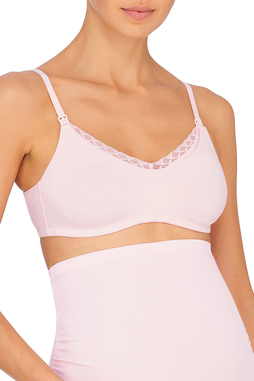 Natori Bliss Cotton Nursing Wireless Bra 897 BLUSHING PINK buy for the best  price CAD$ 75.00 - Canada and U.S. delivery – Bralissimo