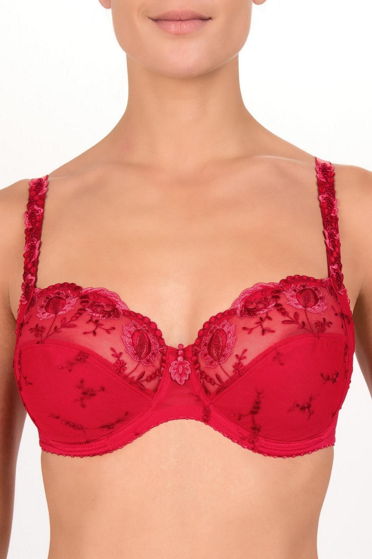 Felina Conturelle Provence wired bra 546 TANGO RED buy for the