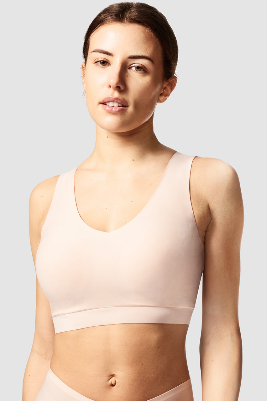 Chantelle Norah Comfort Underwire Bra in Nude Blush (1N) - Busted Bra Shop