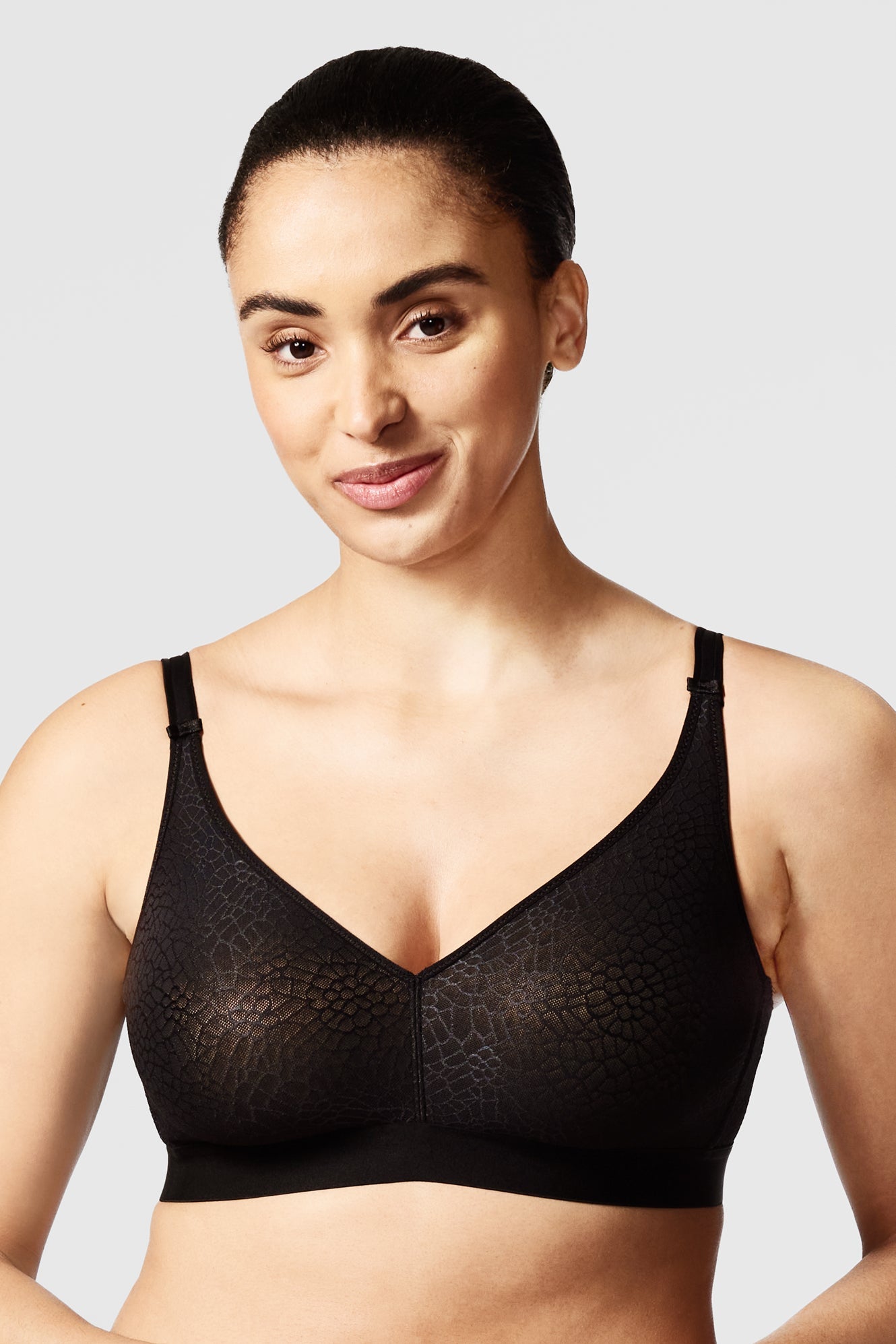 BJAC Seamless Bralette Simple Solid Bras Chest Tops Wire Free Bras (30-34  Bust-Size) (Medium, White)