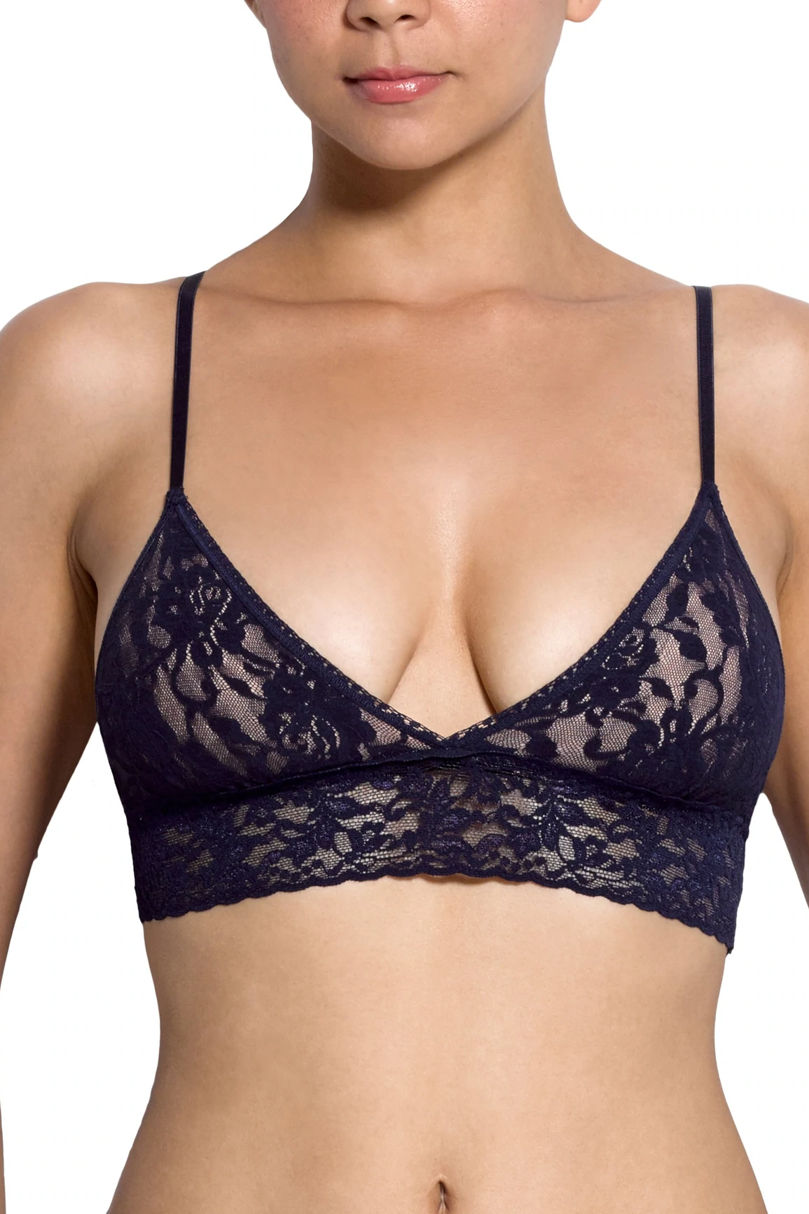 Hanky Panky Signature Lace Padded Triangle Bralette NAVY buy for the best  price CAD$ 80.00 - Canada and U.S. delivery – Bralissimo