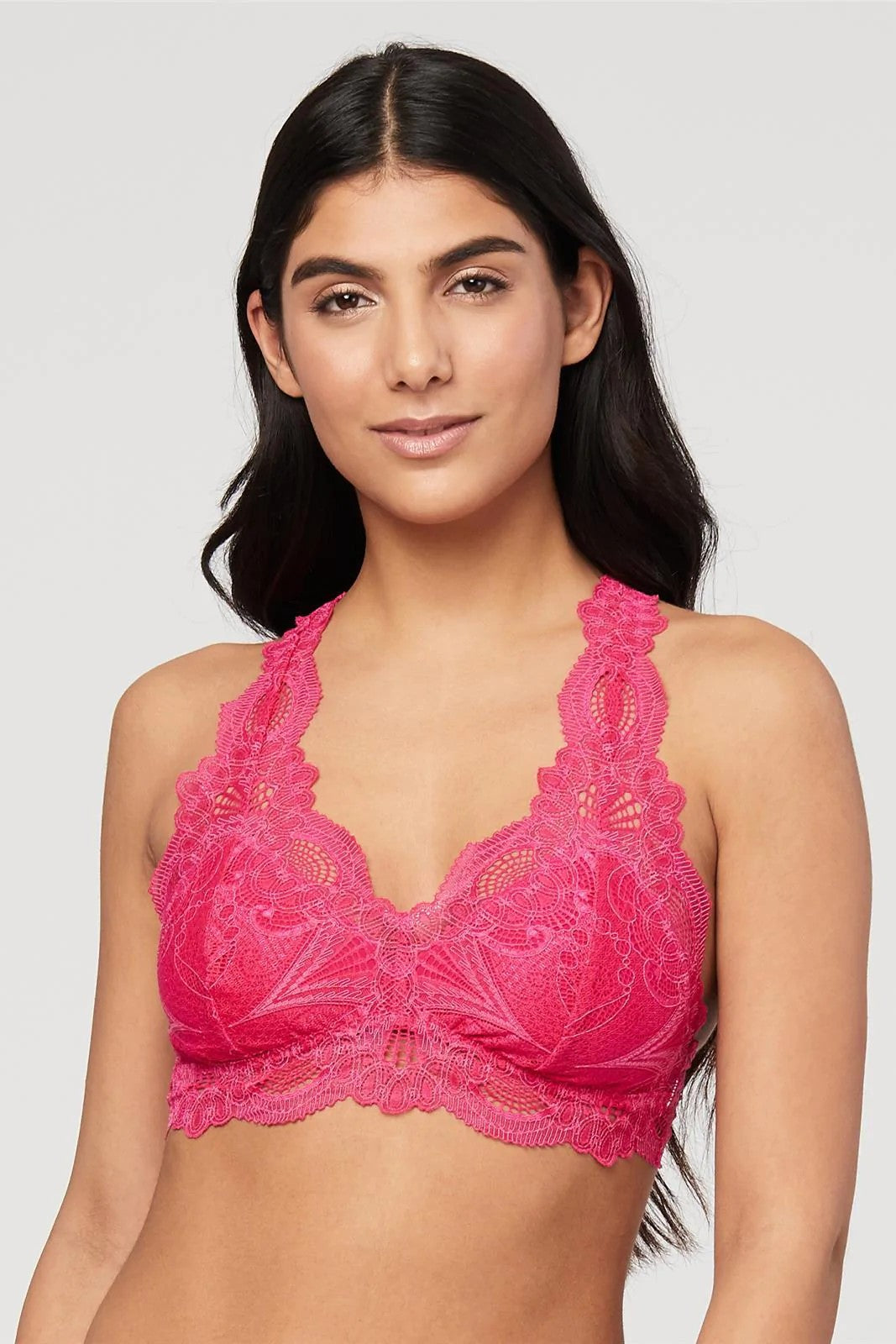 Fleur't Belle Epoque Lace T-Back Bralette BRIGHT ROSE buy for the best  price CAD$ 70.00 - Canada and U.S. delivery – Bralissimo