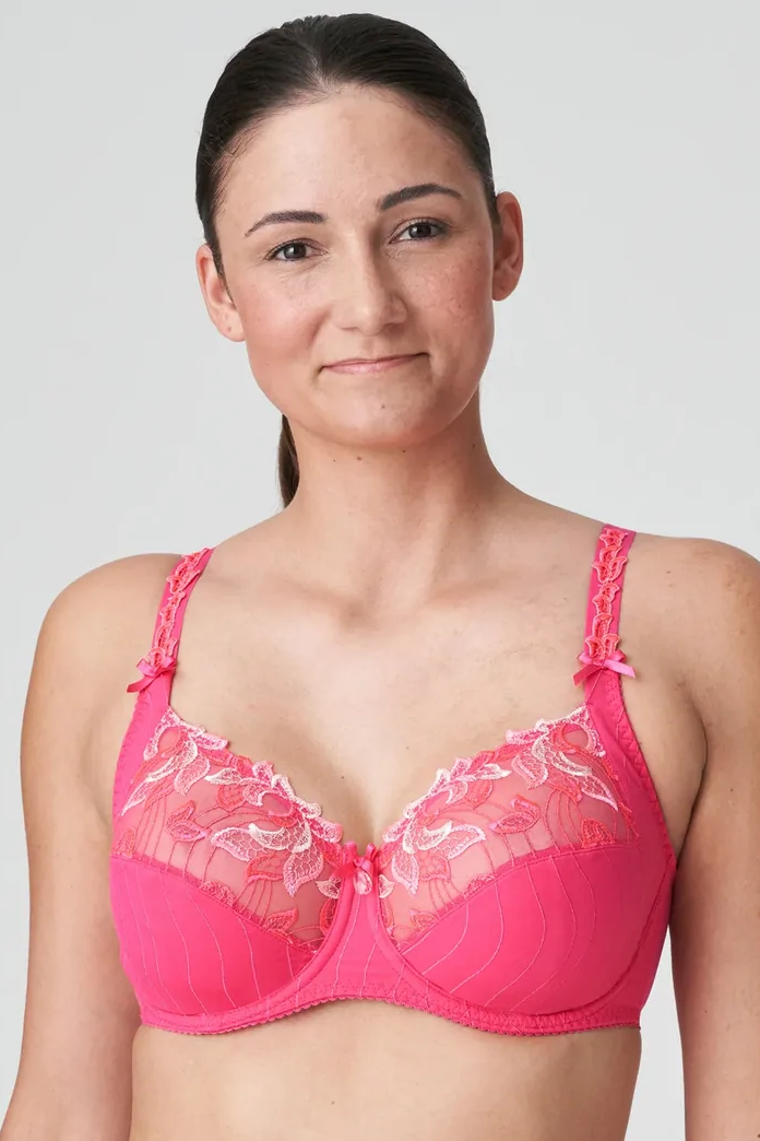 Prima Donna Deauville Full Cup Three Part Bra in Paradise Green