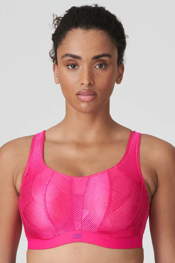 3 Paces Women's Lisa Printed Caged Sports Bra, Women's Sports Bras