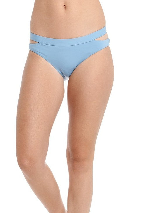 Seafolly Seaside Soiree Wide Side Retro Bottom In Thyme – Sandpipers